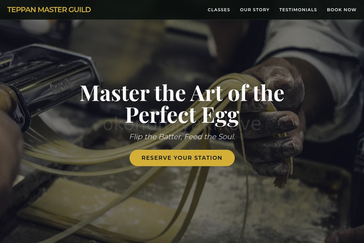 Egg Cooking Class